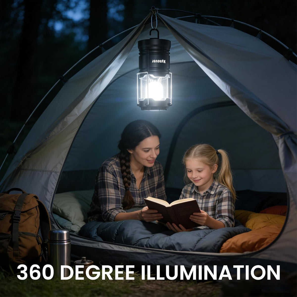 4-Pack Camping Lanterns,LED Lights Powered By Battery,Magnetic Base,Hanging Hook,Collapsible, Waterproof for Emergency, Hiking,Hurricane,Campsites,Lanterns for Power Outages