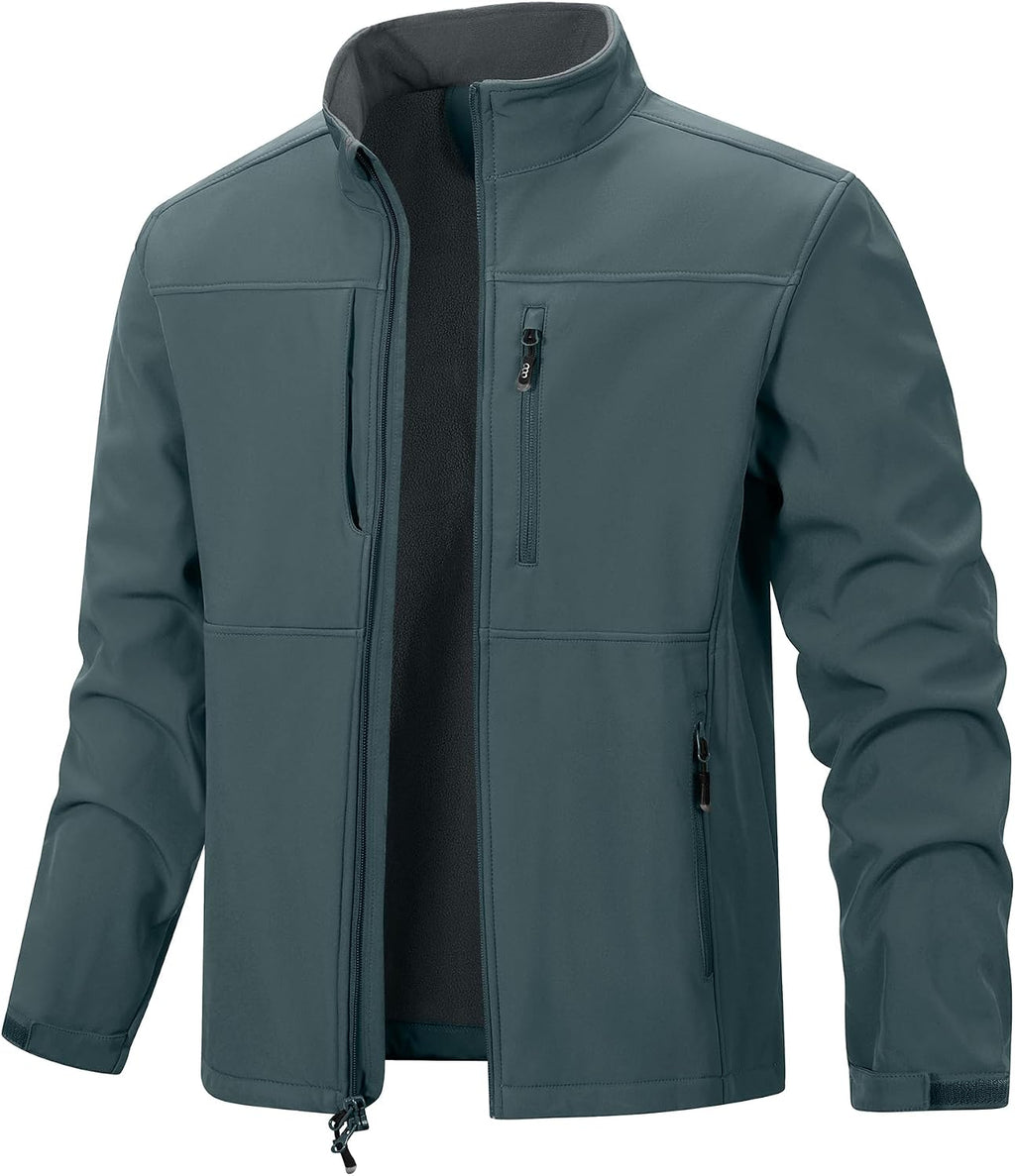 33,000ft Men's Lightweight Softshell Jacket Fleece Waterproof Windbreaker