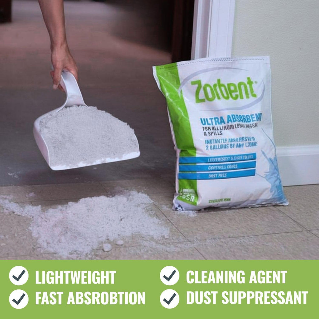 Liquid Spill Kit | 16X More Absorbent than Clay, Commercial-Grade Vomit, Urine, Oil, All Liquids Spill Powder, Reusable