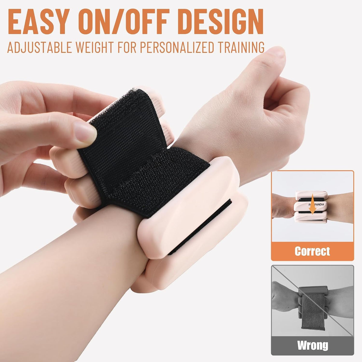 Ankle Wrist Weights for Women 2lbs/4lbs Pairs Adjustable Silicone Weights