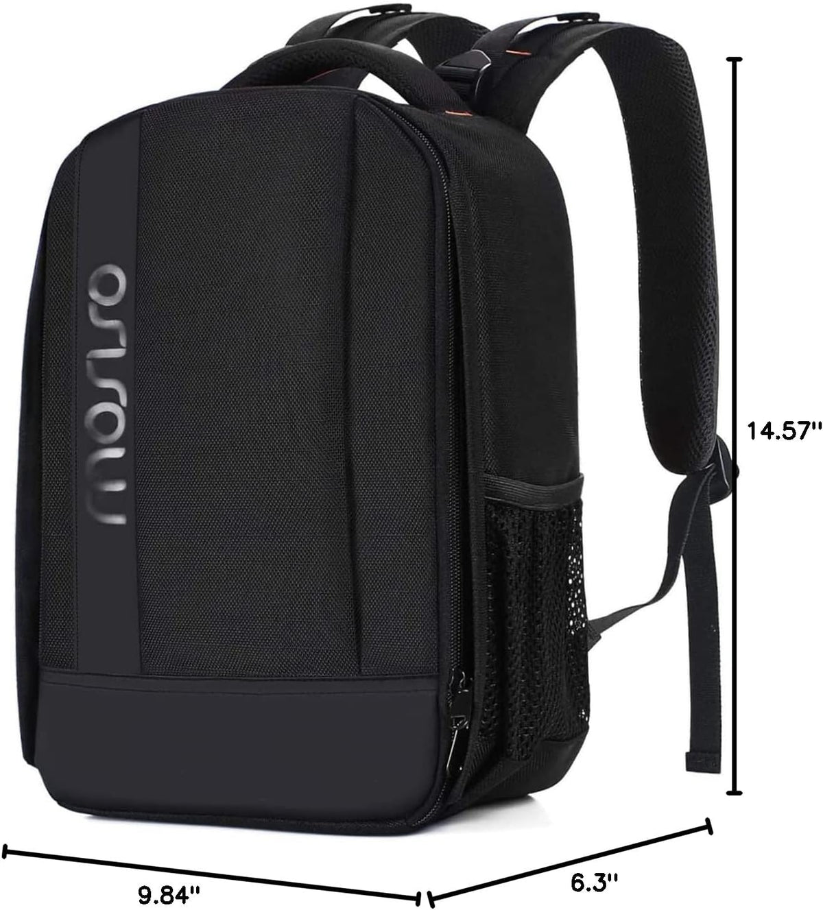 MOSISO Camera Backpack,Photography Backpack Padded Camera Bag, Black
