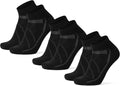 DANISH ENDURANCE Low-Cut Cycling Socks, Fast-Dry, Men & Women, 3-Pack