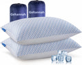 Travel Pillow - Large 2 Pack Compressible Camping Pillow for Sleeping - Shredded Memory Foam with 2 Storage Bags - Supportive for Adults, Kids, Outdoor, Backpacking, Hiking Gear