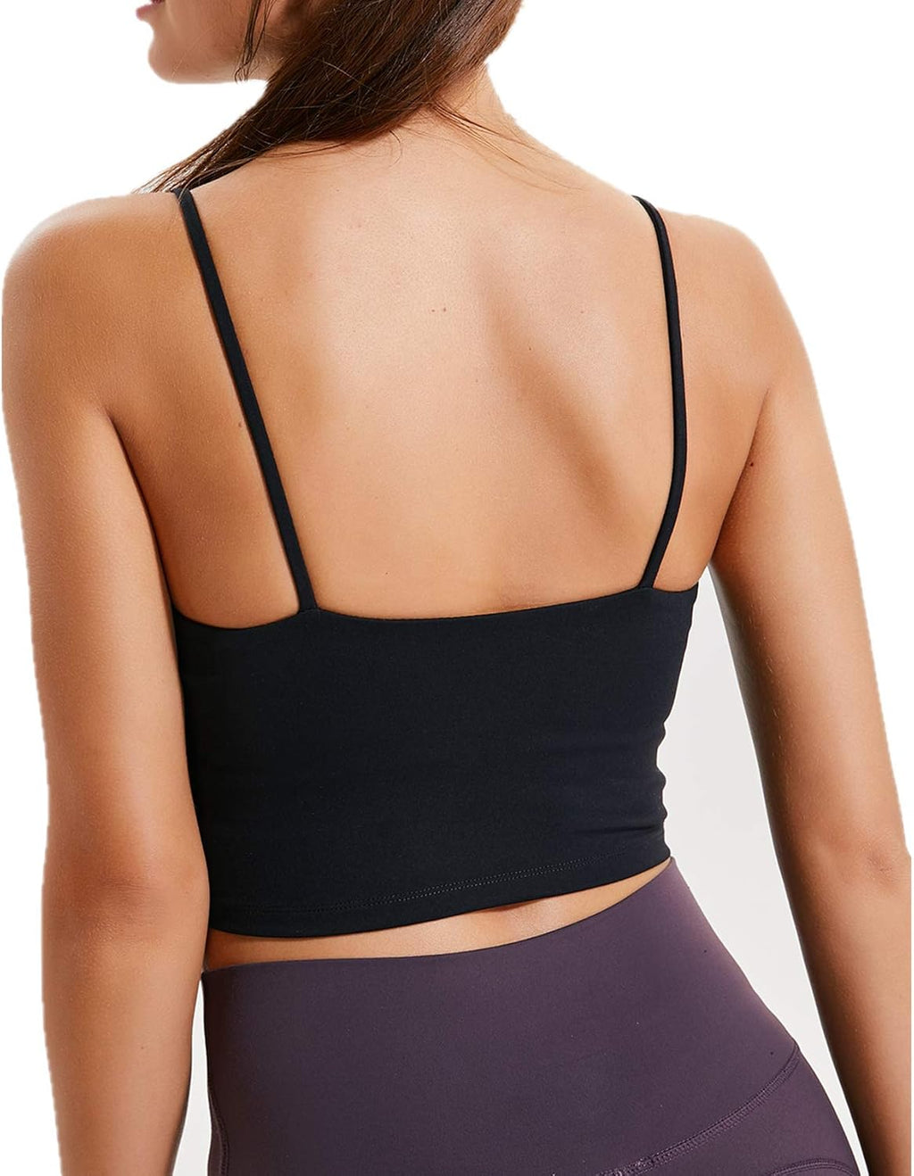 Lemedy Women Padded Sports Bra Yoga Tank Top
