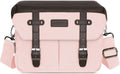 MOSISO Camera Case Crossbody Shoulder Messenger Photography Bag, Pink
