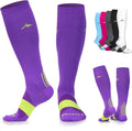 NEWZILL Medical Compression Socks for Women & Men, 20-30 mmHg Knee-High Support for Circulation, All-Day Comfort for Work Travel Running Cycling and Fitness