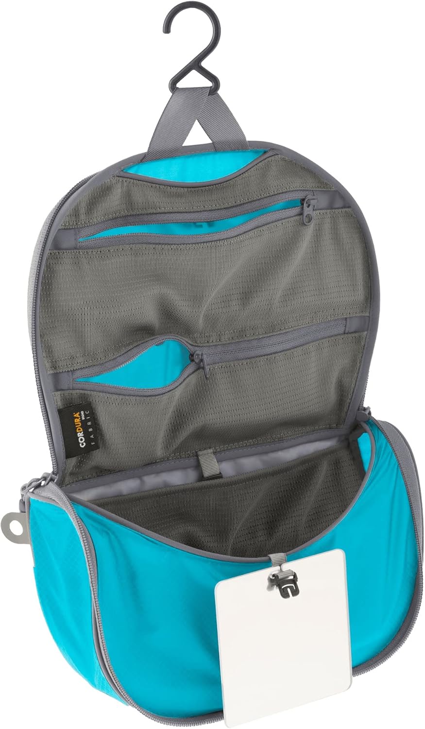 Sea to Summit Small Hanging Toiletry Bag, Travel Organizer, Highrise Grey