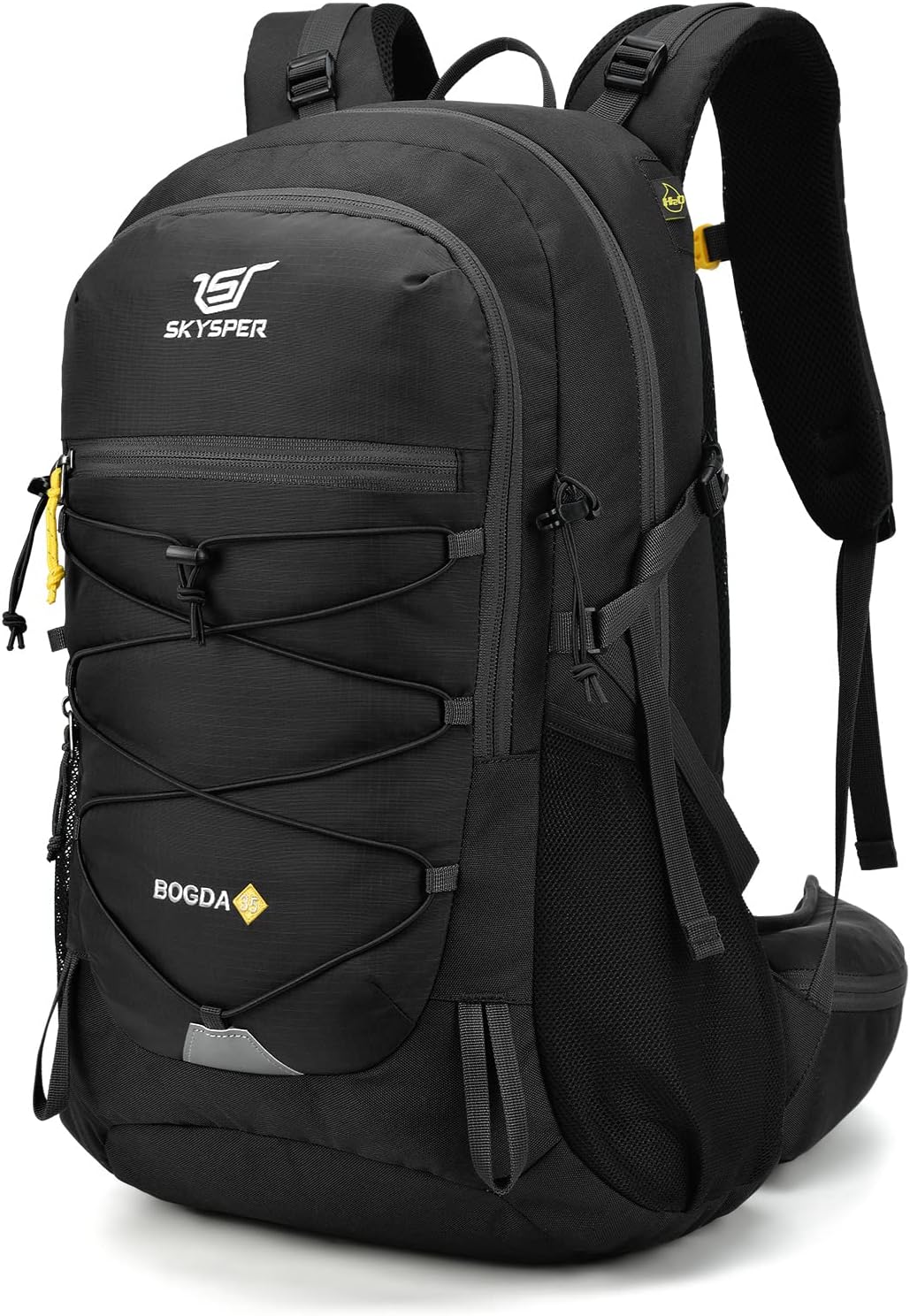 SKYSPER Hiking Backpack for Men Women, 35L Lightweight Travel Daypack, Outdoor Camping Back Pack with Multiple Compartments, Durable for Weekend Getaway