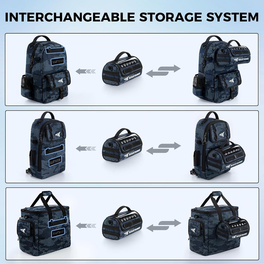 KastKing BaitSpace Line Bag Water Resistant Tackle Bag, Organize Spools