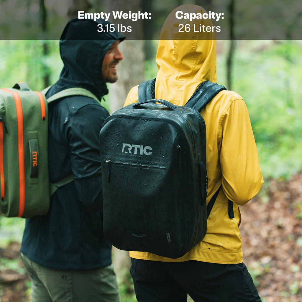 RTIC Ultra Dry Backpack Waterproof 26 L, Black & Graphite