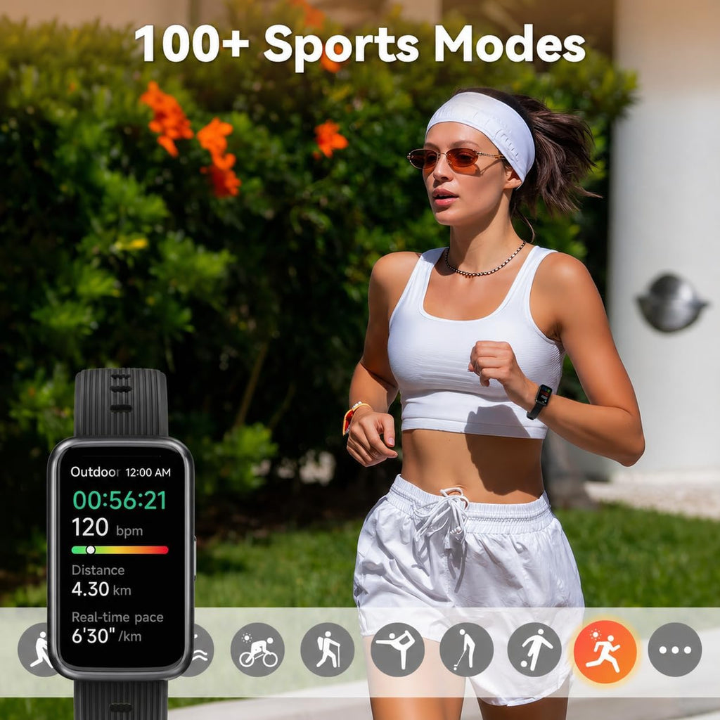 Slim Design Fitness Tracker, No App No Phone Required, Long Battery Life