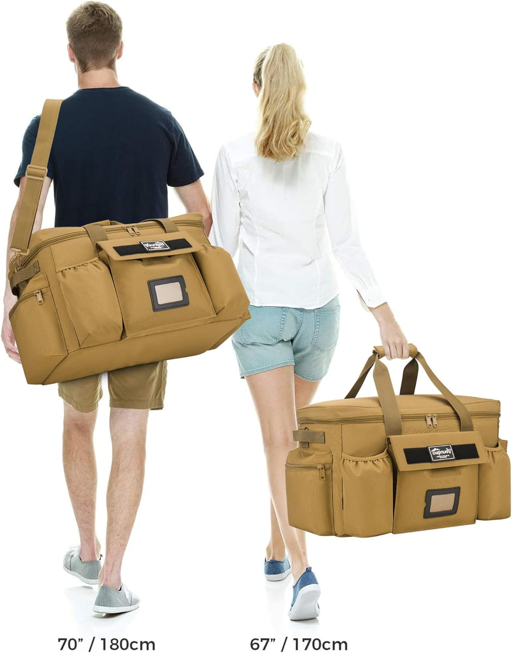 48 Can Insulated Soft Sided Collapsible Cooler Bag Ice Chest