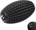 Vibrating Massage Ball for Full Body Relaxation, Silicone Trigger Point Massager Ball for Back, Leg, Foot, Muscle Recovery, Portable Rechargeable Massage Roller, 3 Vibration Speeds (Black)