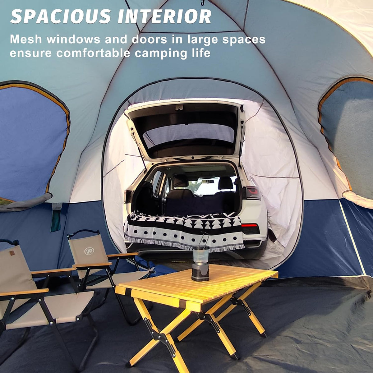 UNP SUV Dome Tent for Camping Outdoor 6 Person Car Camping Tent