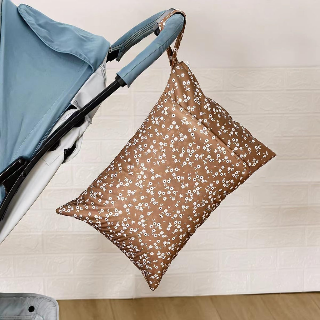 Waterproof Wet Dry Bags with Two Zippered Pockets and Handle