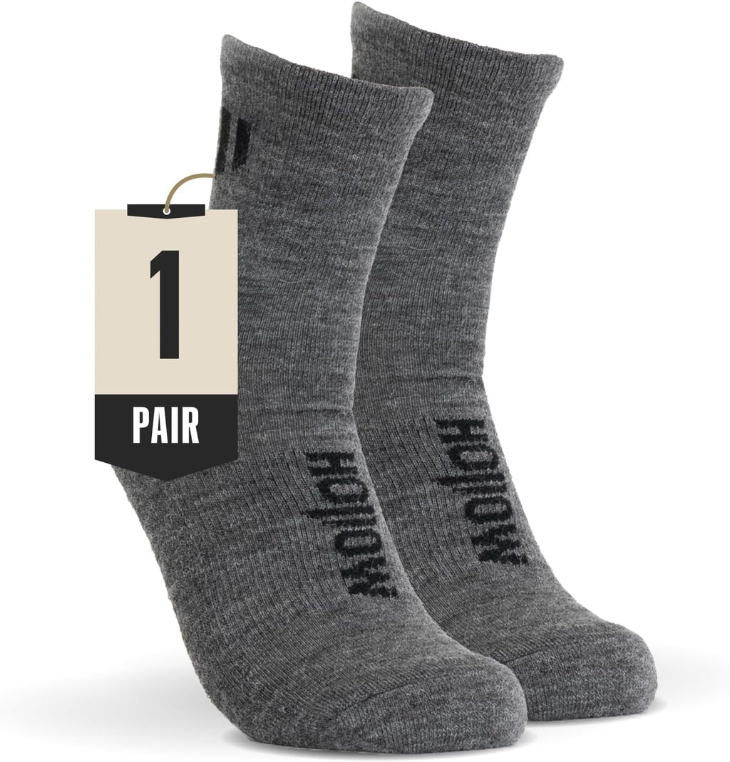 HOLLOW Alpaca Ankle Socks for Men and Women, Moisture Wicking Socks for Hiking, Running, Outdoors, Light Compression