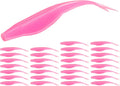 Forked Tail Soft Baits- Realistic Jerk Bait & Fluke Action Soft Lures for Bass, Trout & Crappie - Versatile Freshwater & Saltwater Fishing Bait (2.75"-5")