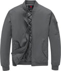 TBMPOY Men's Winter Bomber Jacket Fall Casual Windbreaker Softshell Jackets