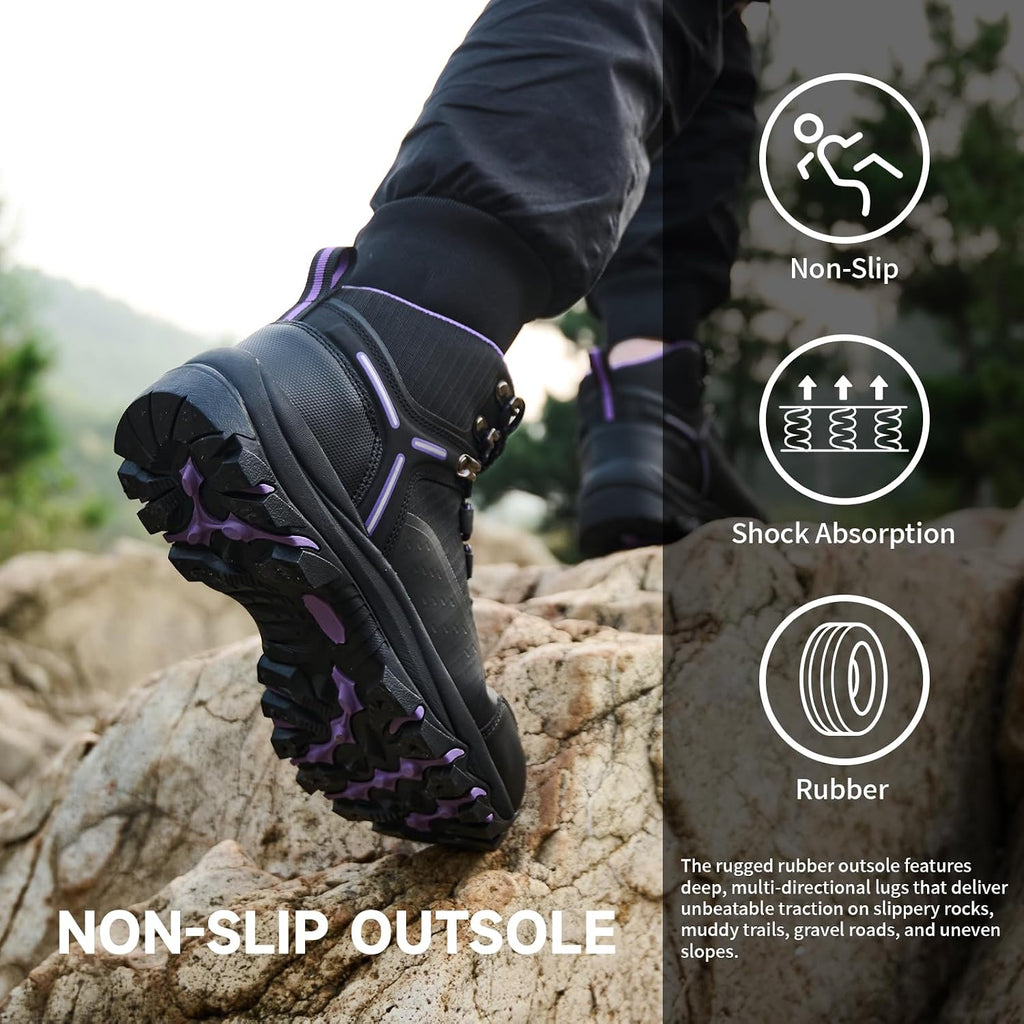 Women's Waterproof Ankle Support Hiking Boots