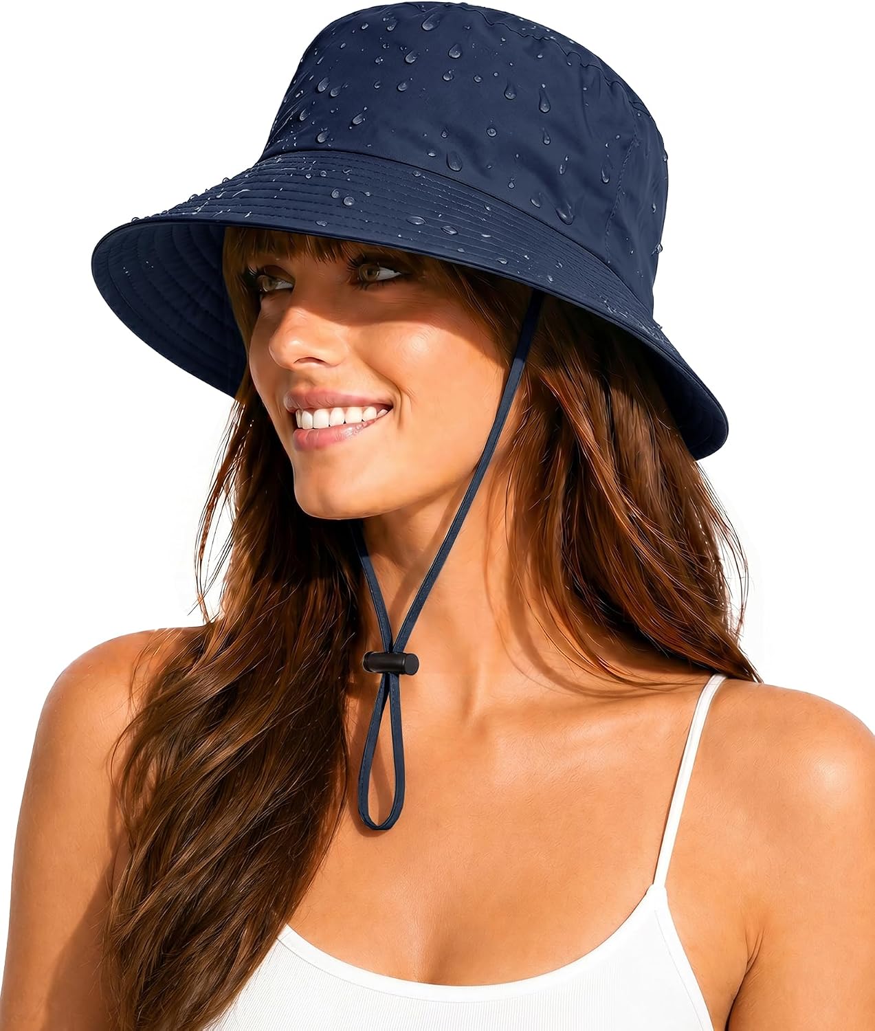 Water-Resistant UPF 50+ Sun Bucket Hat Packable Brimmed for Women Men