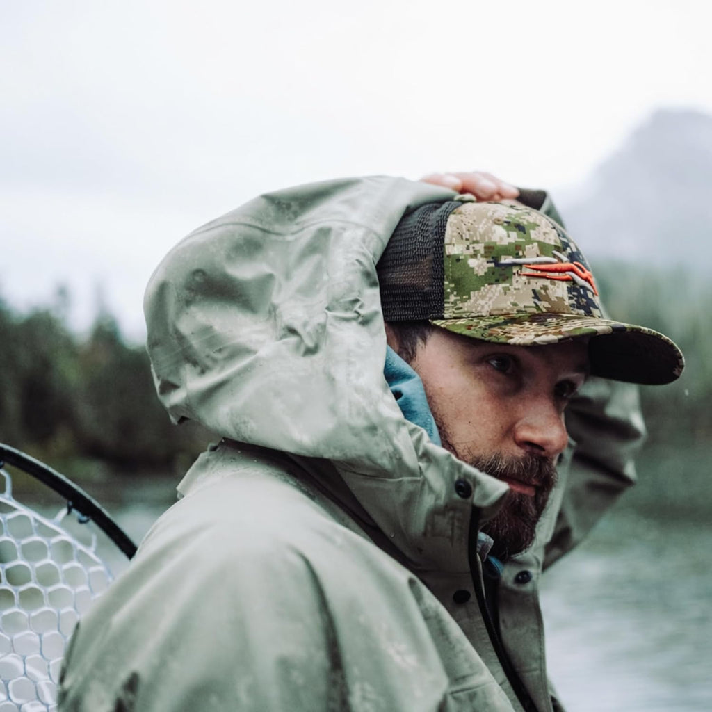 SITKA Trucker Hat - Adjustable Outdoor Snap Back Hat for Men