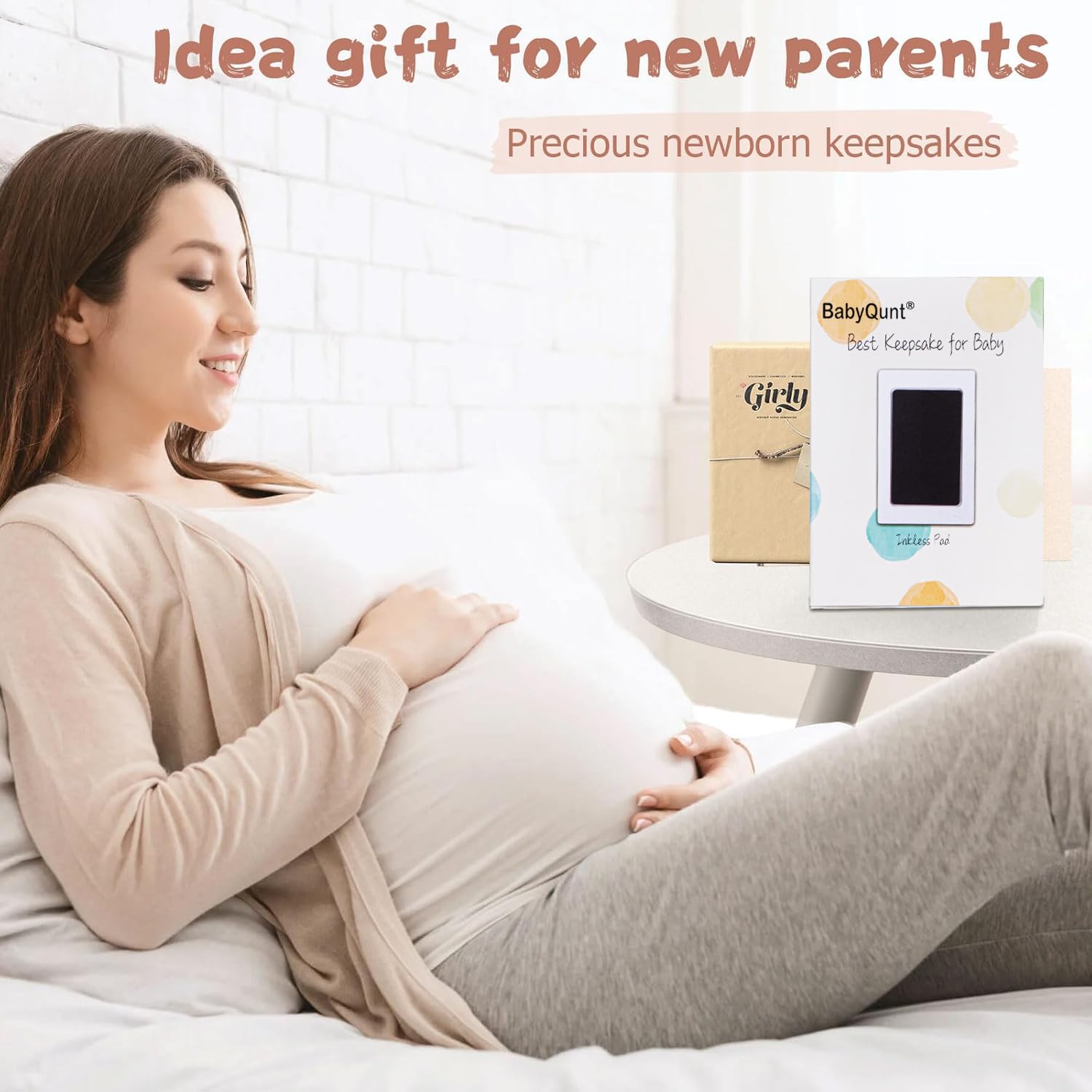 Inkless Baby Hand and Footprint Kit,Clean-Touch Ink Pads