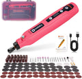 HARDELL Mini Cordless Rotary Tool, 4V 129pcs Rechargeable Rotary Tool Kit