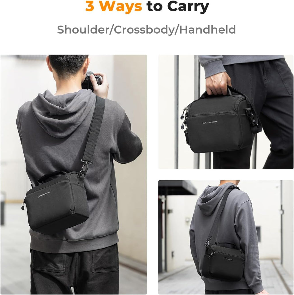 K&F CONCEPT Camera Sling Bag Small Crossbody Case