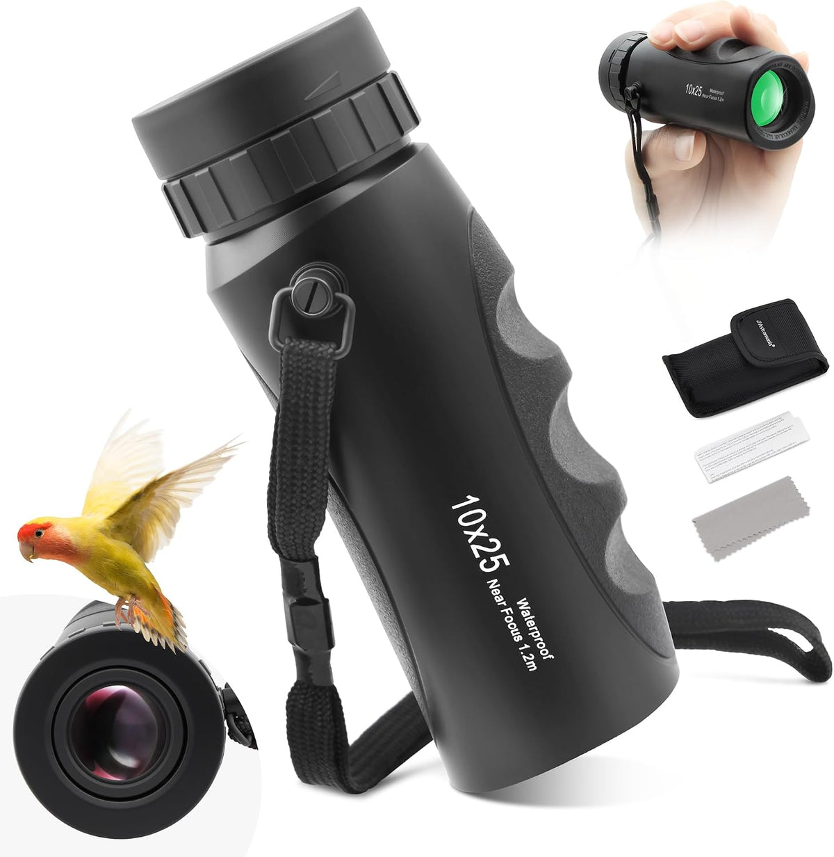 Astromania Monocular Telescope High Power Compact Monocular for Adult 10x25