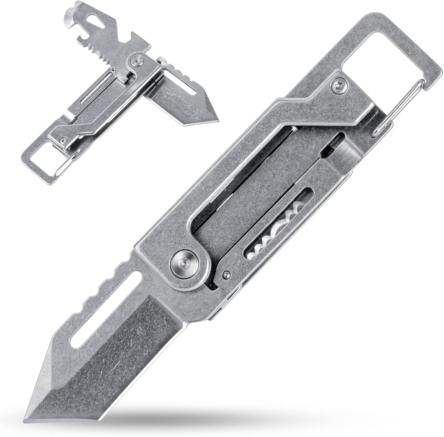 EDCFANS Keychain Knife, Multitool Key Chain with Bottle Opener Pocket Knife