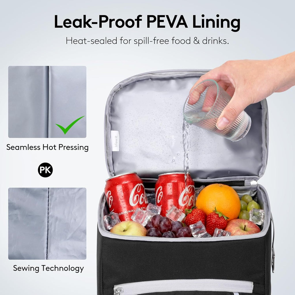Lifewit Cooler Backpack, 30/45 Cans Insulated Picnic Backpack
