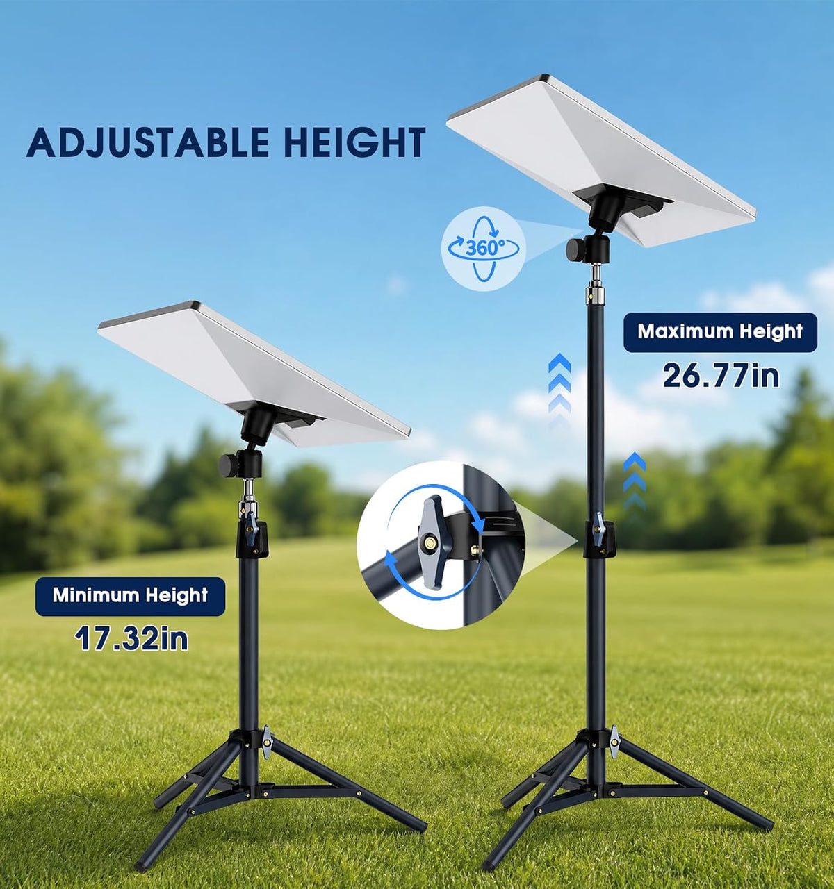 Starlink Mini Tripod[True Military-Grade] Starlink Mini Stand with Adapter