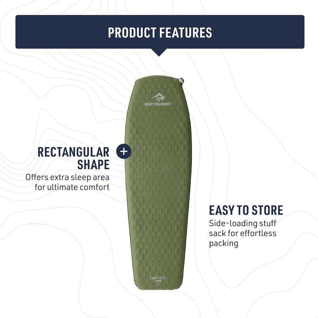 Sea to Summit Camp Plus SI Sleeping Mat, Rectangular/Regular