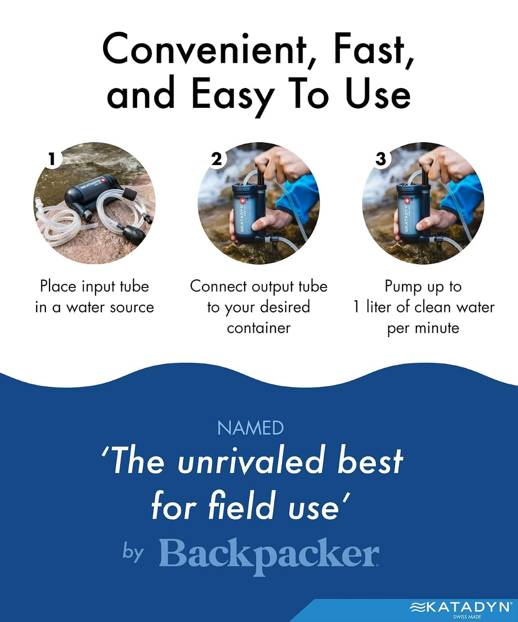 Katadyn Hiker Pro Transparent Hand Pump Water Filter