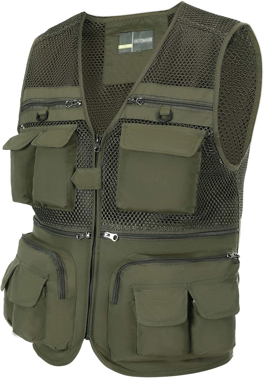 Spanye Mens Outdoor Fishing Vest Safari Travel Photography Vests Jacket Multi Pocket