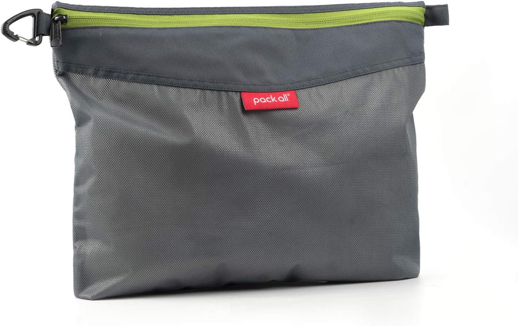 pack all Water-Resistant Zipper Pouch, Mesh Zipper Bag, 10.23"x7.48"