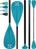 ZLX Paddle Board Paddle, 3 or 4 Piece Adjustable SUP Paddle, Detachable Floating Kayak Paddles, Lightweight Oar with Premium Durable Fiber Blade, for Paddleboard, Surfing, Water Sports Enjoyment