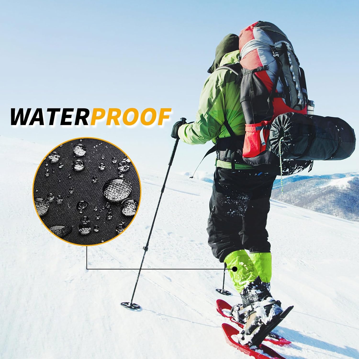 Leg Gaiters Waterproof Snow Boot Gaiters for Women Men