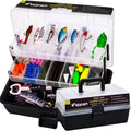 Large 3-Layer Fishing Tackle Box Lures with Tackle Included 448 Pcs