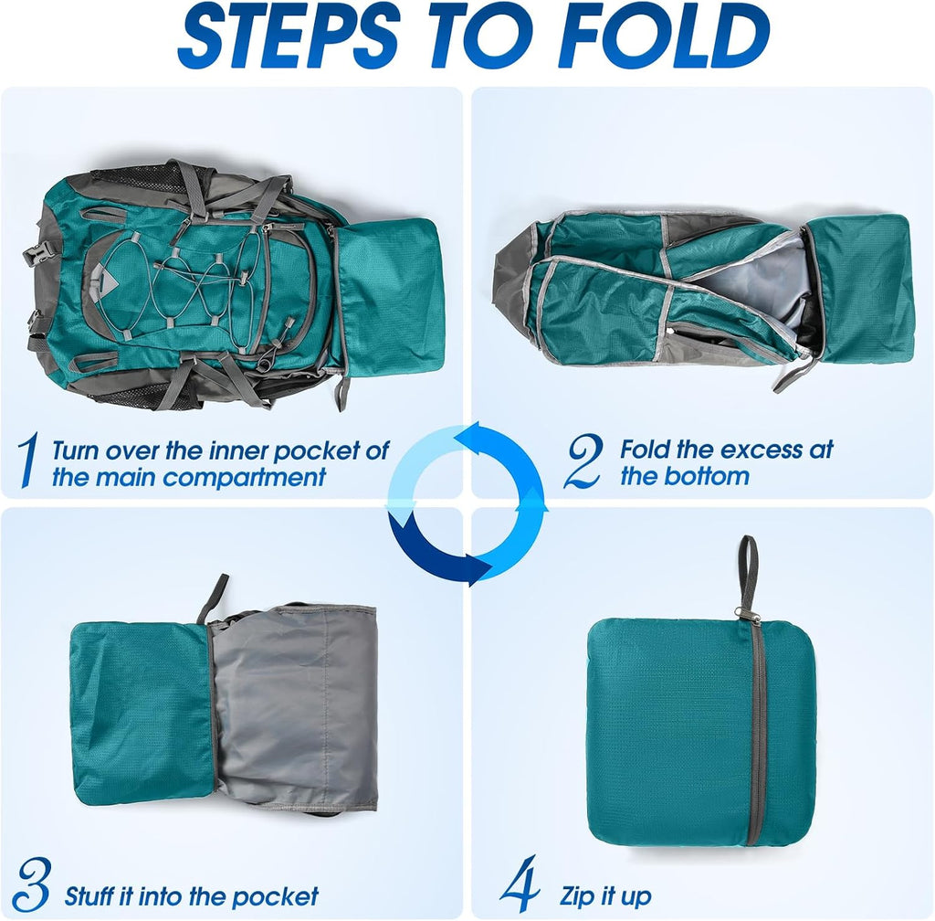 IGOLUMON Hiking Backpack 40L Packable Lightweight Camping Daypack Men Women