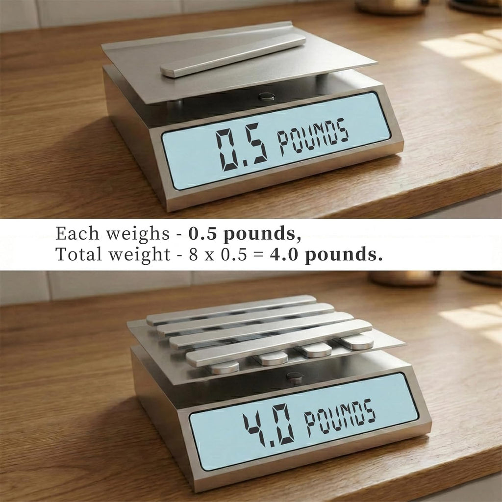 Mavee Fractional Weight Vest Plates, Rustproof Solid Steel Inserts for Rucking, Tactical Carrier & Strength Training