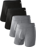 BAMBOO COOL Ultra Soft & breathable Mens Underwear Boxer Briefs Pack