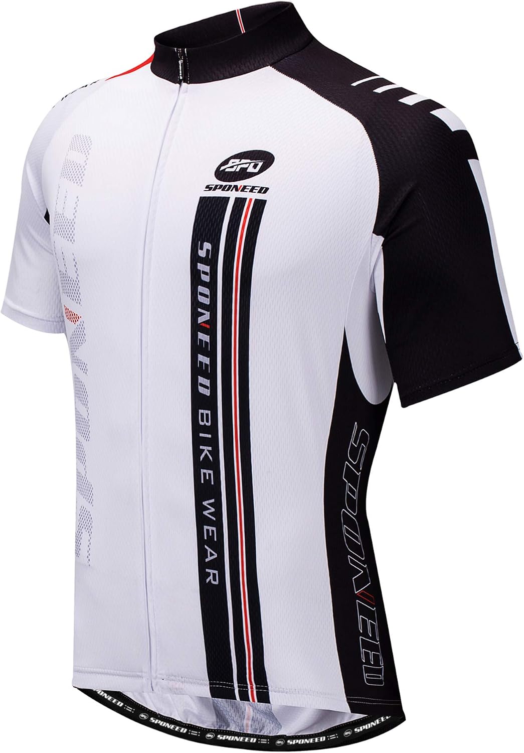 sponeed Men's Cycling Jerseys Tops Biking Shirts Short Sleeve Bike Clothing Full Zipper Bicycle Jacket with Pockets