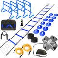 Adjustable Speed Training Hurdles Fitness & Speed Training Equipment with Agility Ladder - Plyometric Fitness & Speed Training – Hurdle/Obstacles for Soccer, Football, Track & Field
