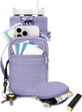 Water Bottle Carrier Bag with Strap Phone Pocket for Walking, Hiking, Cycling