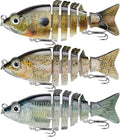 GOTOUR Jointed Swimbaits, Easy Catch Fishing Lures for Bass Trout Crappie