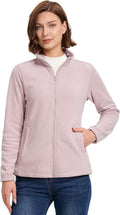 33,000ft Women's Polar Fleece Jacket Zip Up Lightweight Hiking Sweatshirt