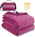 Waterproof Outdoor Blanket 82"x55", Windproof & Warm, 300 GSM Sherpa Lining