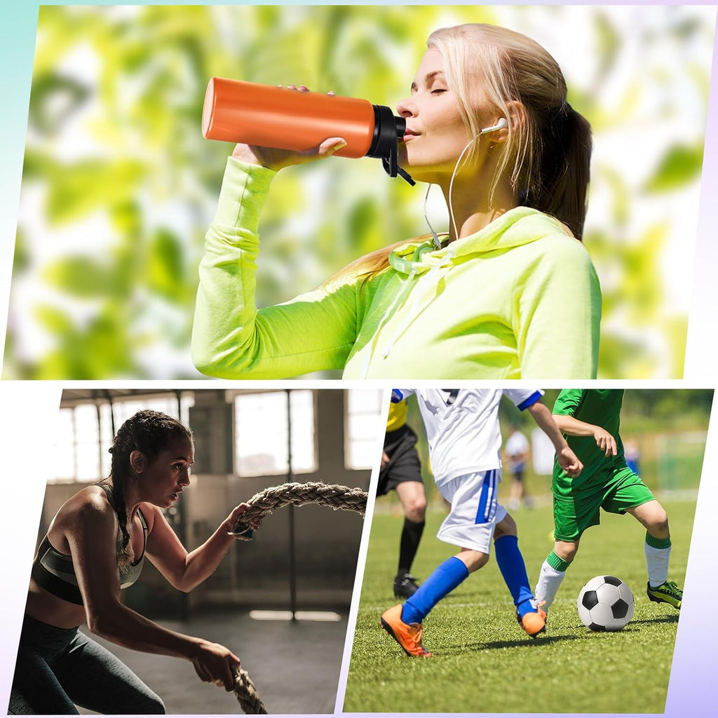 Mimorou 25oz Reusable Aluminum Water Bottles Bulk