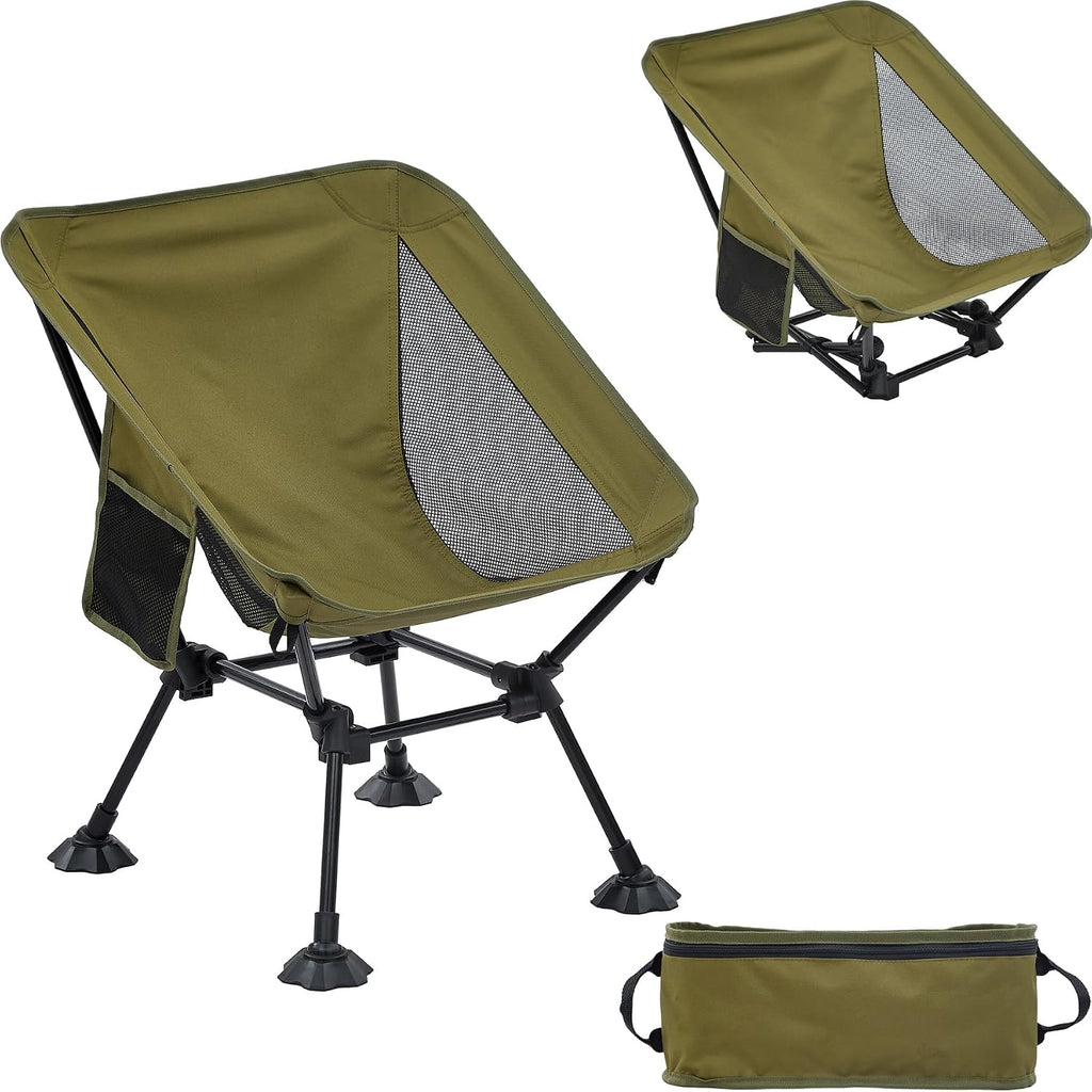 Lightweight Folding Backpacking Camping Chair for Hiking, Beach